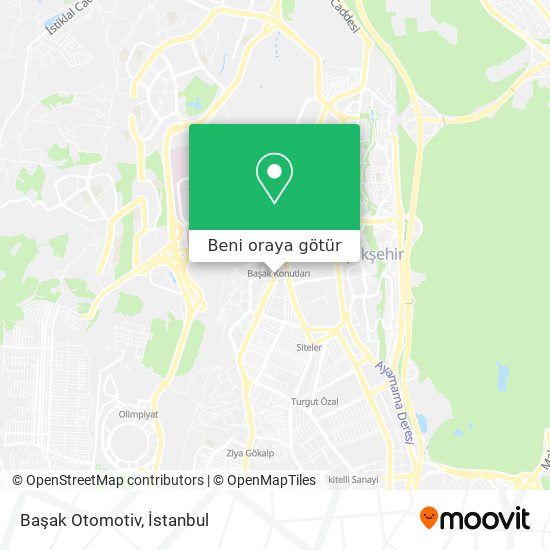 Başak Otomotiv harita
