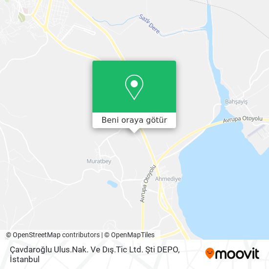 Çavdaroğlu Ulus.Nak. Ve Dış.Tic Ltd. Şti DEPO harita