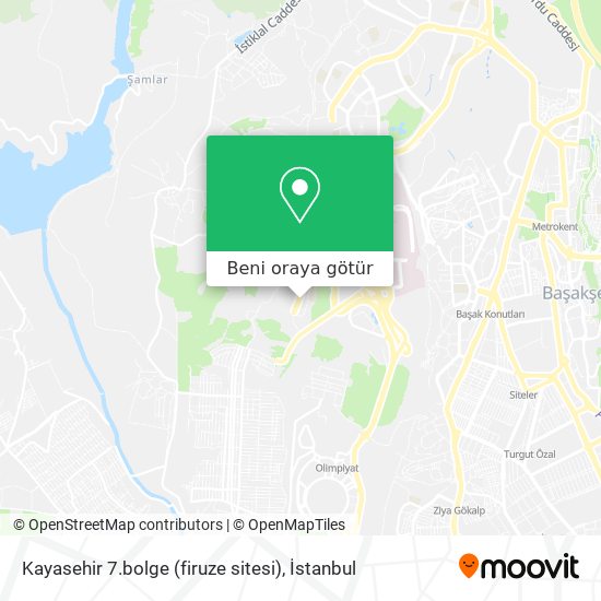 Kayasehir 7.bolge (firuze sitesi) harita
