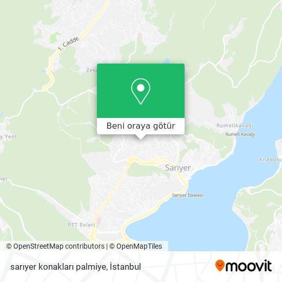 sarıyer konakları palmiye harita