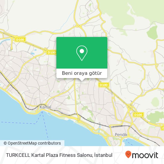 TURKCELL Kartal Plaza Fitness Salonu harita