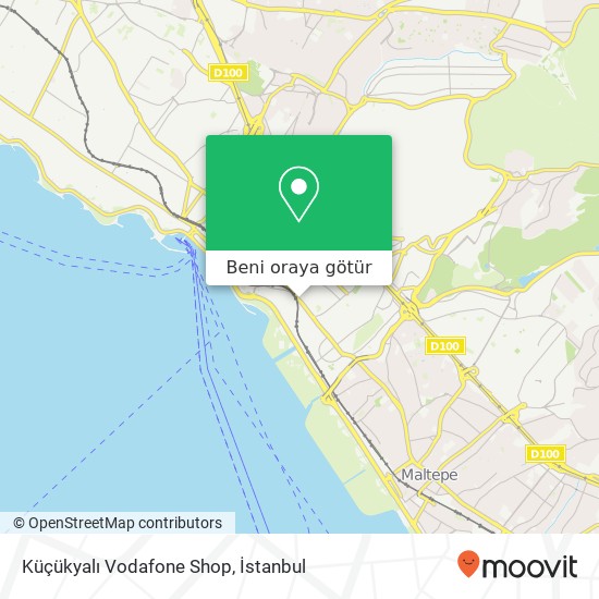 Küçükyalı Vodafone Shop harita
