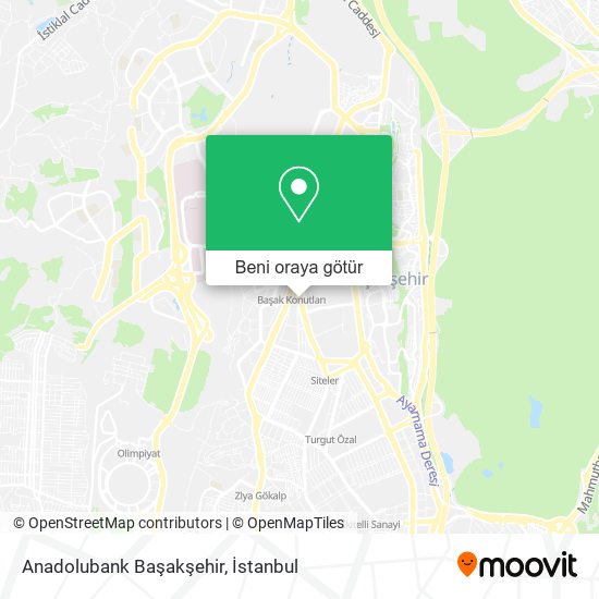 Anadolubank Başakşehir harita