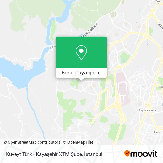 Kuveyt Türk - Kayaşehir XTM Şube harita
