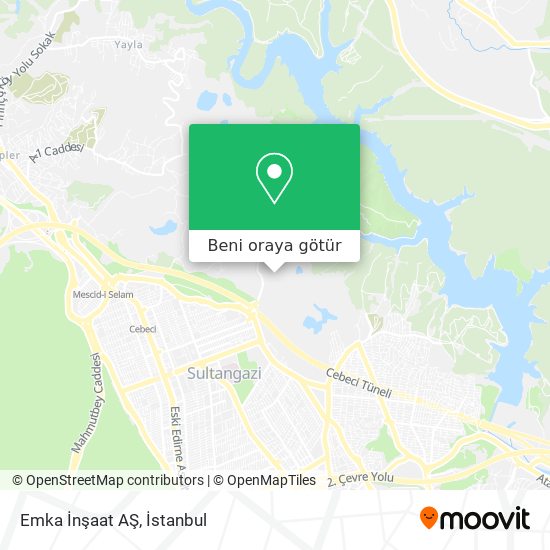 Emka İnşaat AŞ harita