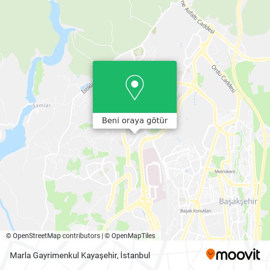 Marla Gayrimenkul Kayaşehir harita
