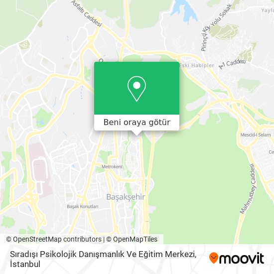 Sıradışı Psikolojik Danışmanlık Ve Eğitim Merkezi harita