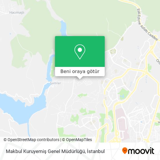 Makbul Kuruyemiş Genel Müdürlüğü harita