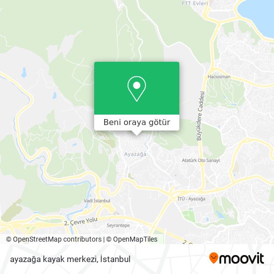 ayazağa kayak merkezi harita