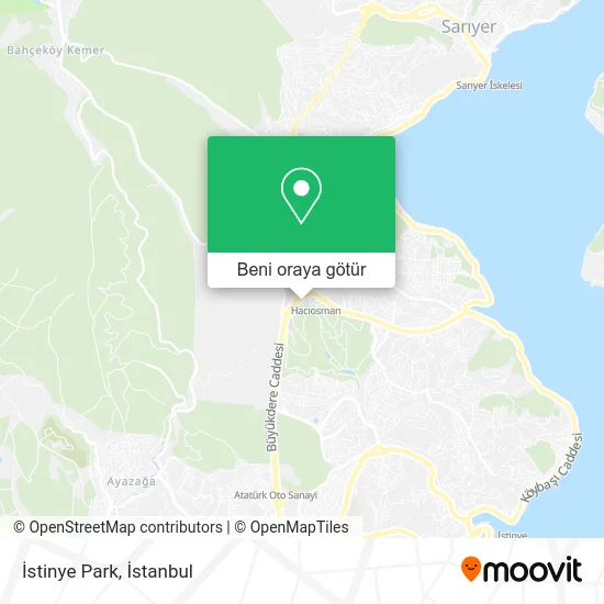 İstinye Park harita