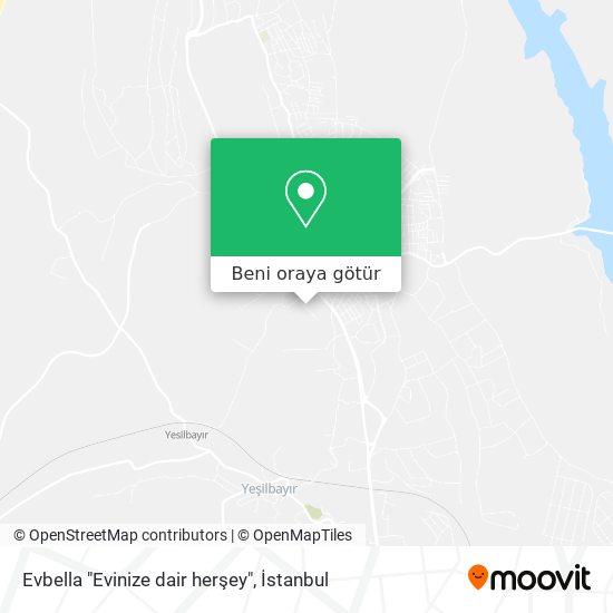 Evbella "Evinize dair herşey" harita