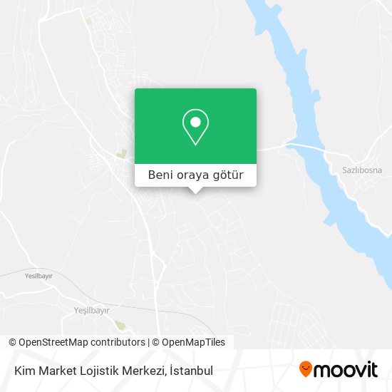 Kim Market Lojistik  Merkezi harita
