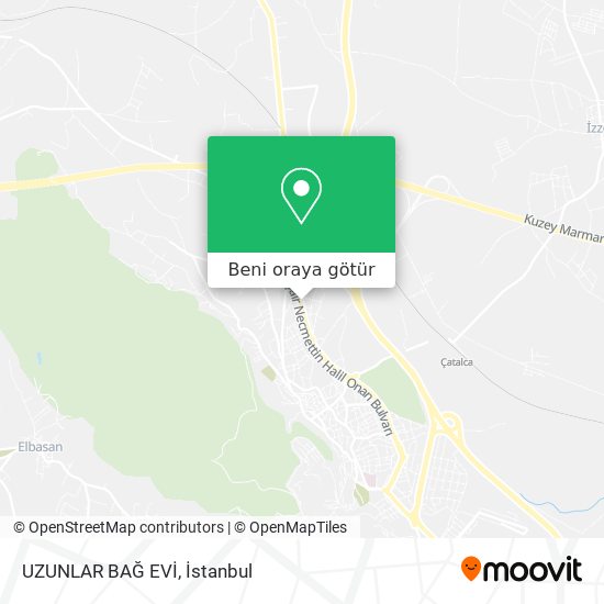 UZUNLAR BAĞ EVİ harita