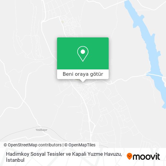 Hadimkoy Sosyal Tesisler ve Kapali Yuzme Havuzu harita