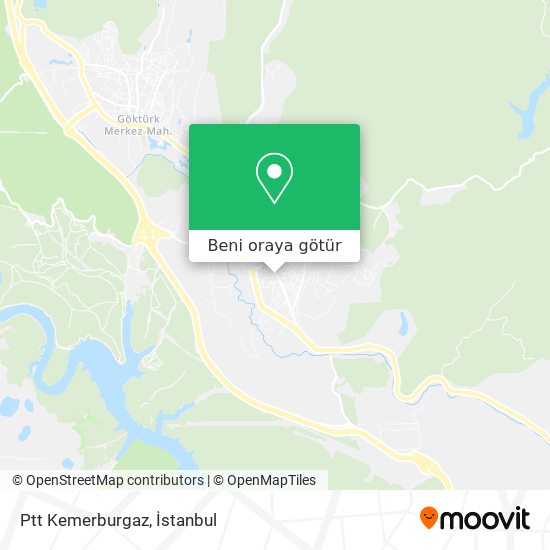Ptt Kemerburgaz harita