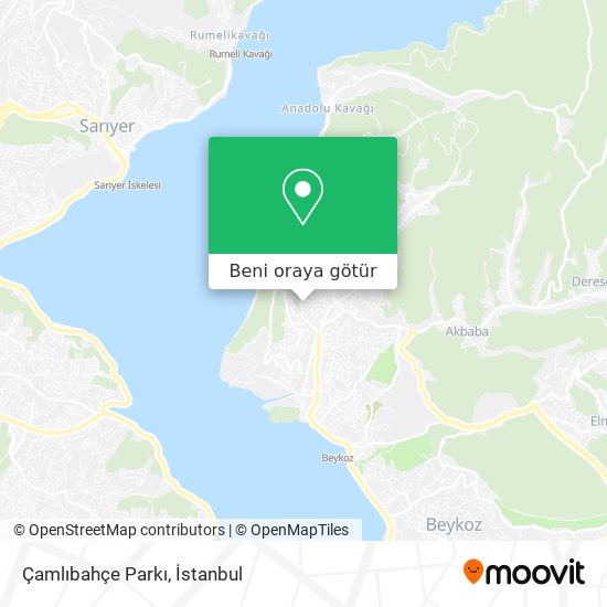 Çamlıbahçe Parkı harita