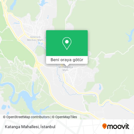 Katanga Mahallesi harita