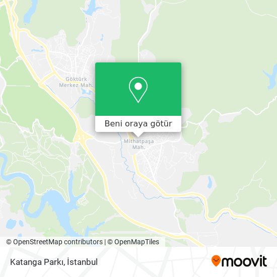 Katanga Parkı harita