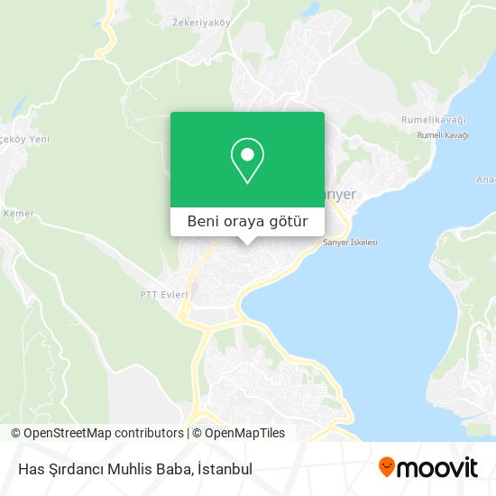 Has Şırdancı Muhlis Baba harita