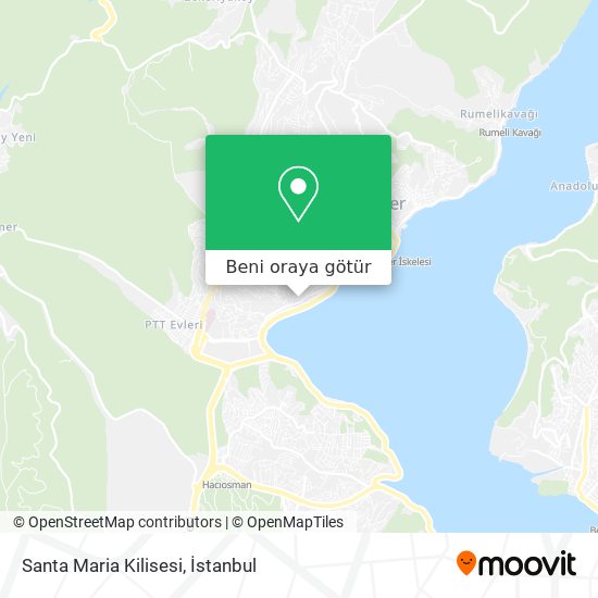 Santa Maria Kilisesi harita