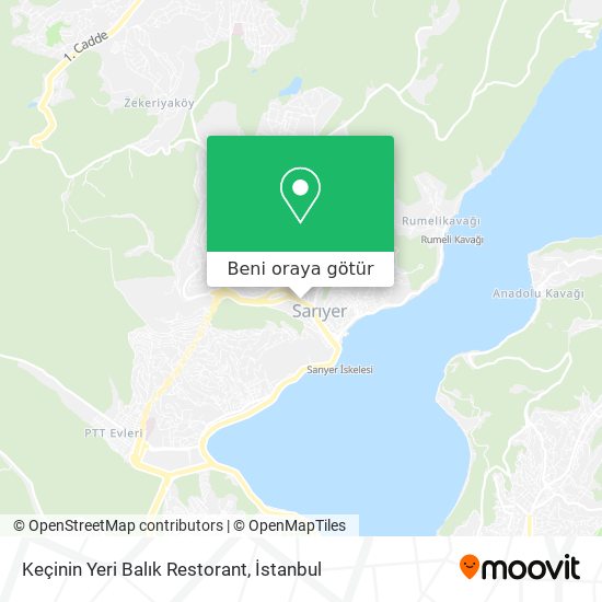 Keçinin Yeri Balık Restorant harita
