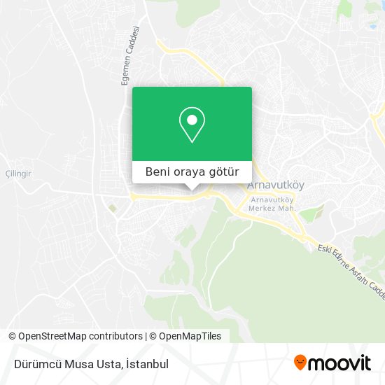 Dürümcü Musa Usta harita