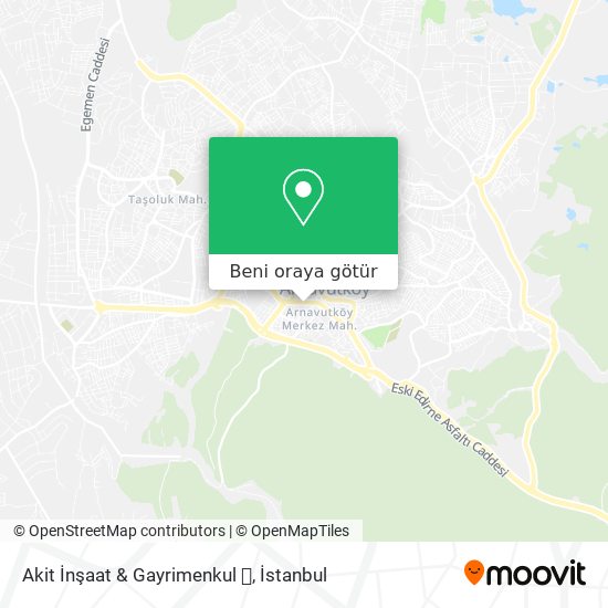 Akit İnşaat & Gayrimenkul 🏠 harita