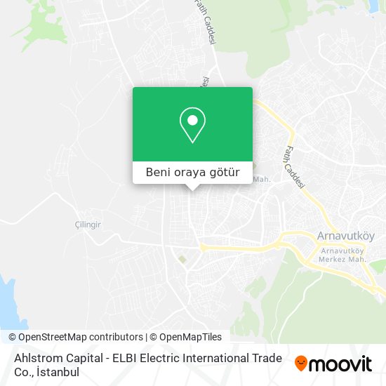 Ahlstrom Capital - ELBI Electric International Trade Co. harita