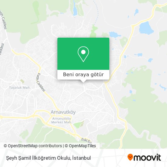 Şeyh Şamil İlköğretim Okulu harita