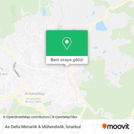 As Delta Mimarlık & Mühendislik harita