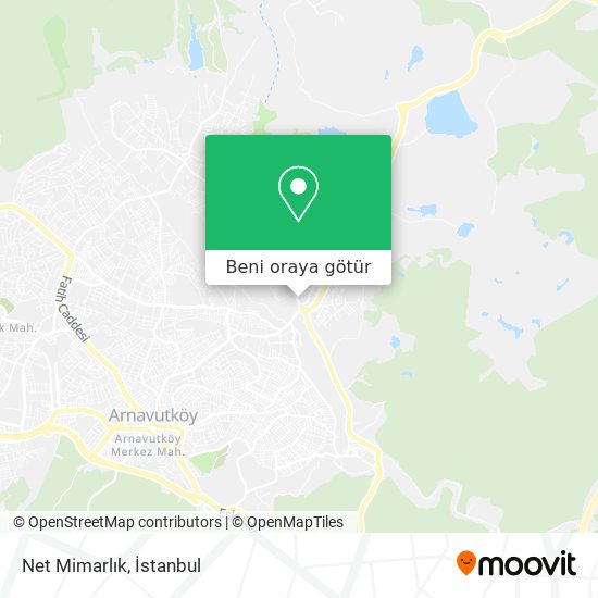 Net Mimarlık harita