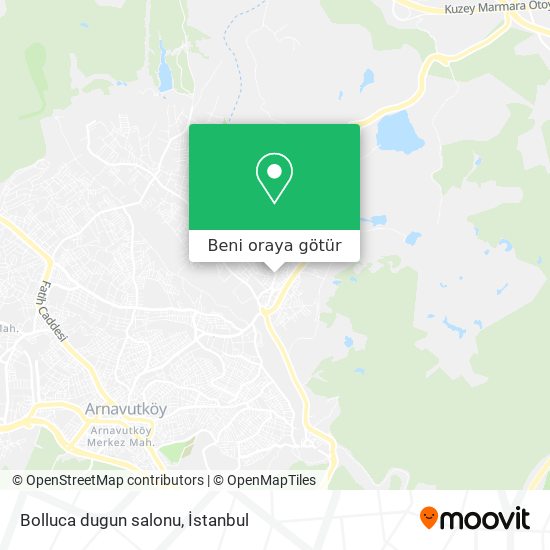 Bolluca dugun salonu harita