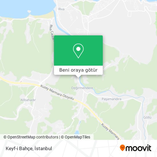 Keyf-i Bahçe harita