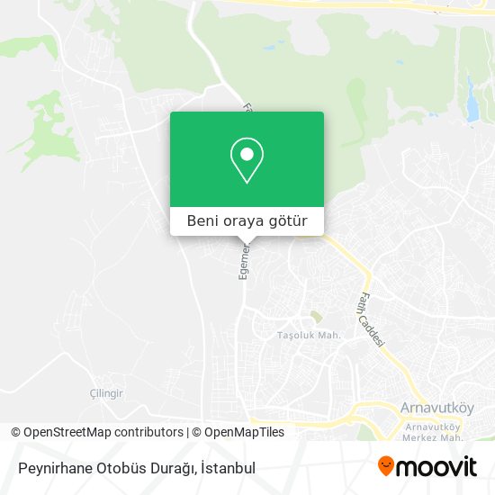 Peynirhane Otobüs Durağı harita