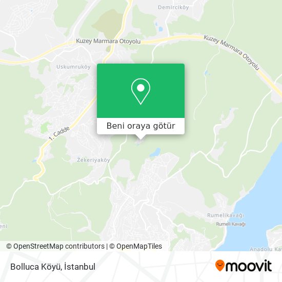 Bolluca Köyü harita