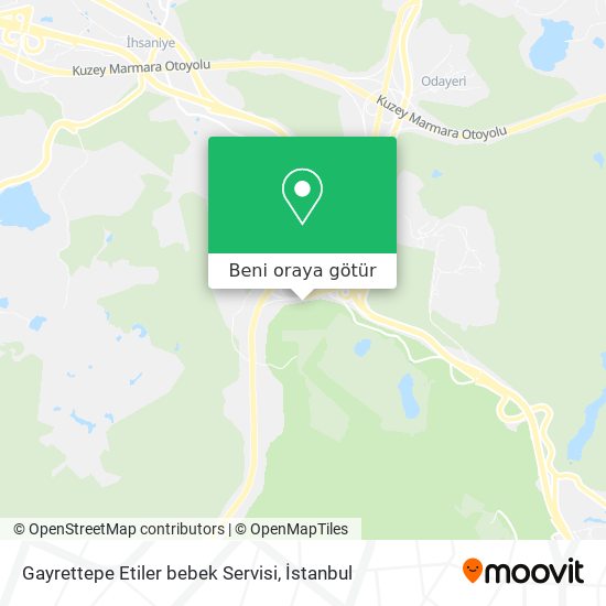 Gayrettepe Etiler bebek Servisi harita