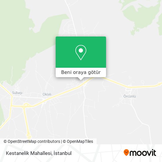 Kestanelik Mahallesi harita