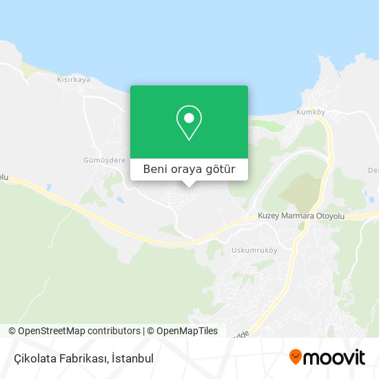 Çikolata Fabrikası harita