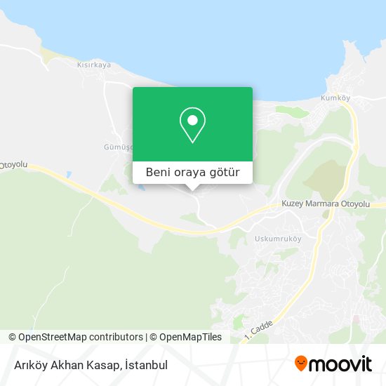 Arıköy Akhan Kasap harita