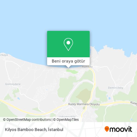 Kilyos Bamboo Beach harita