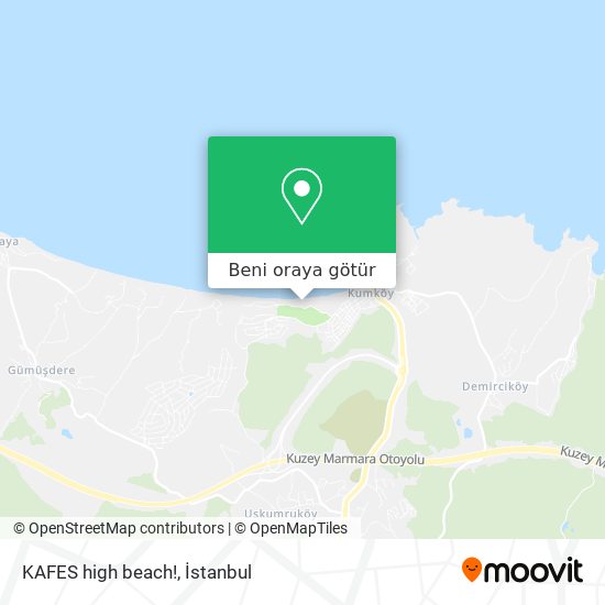 KAFES high beach! harita