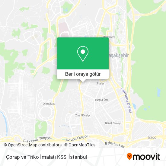Çorap ve Triko İmalatı KSS harita