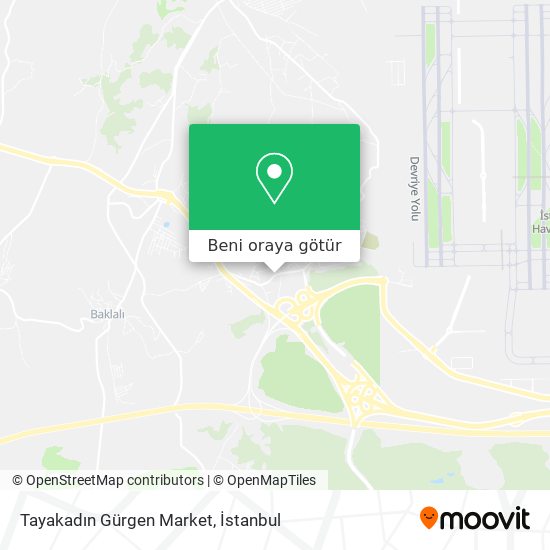 Tayakadın Gürgen Market harita