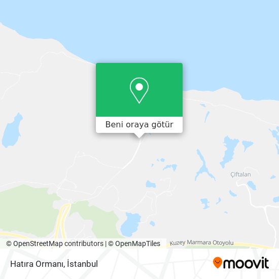 Hatıra Ormanı harita