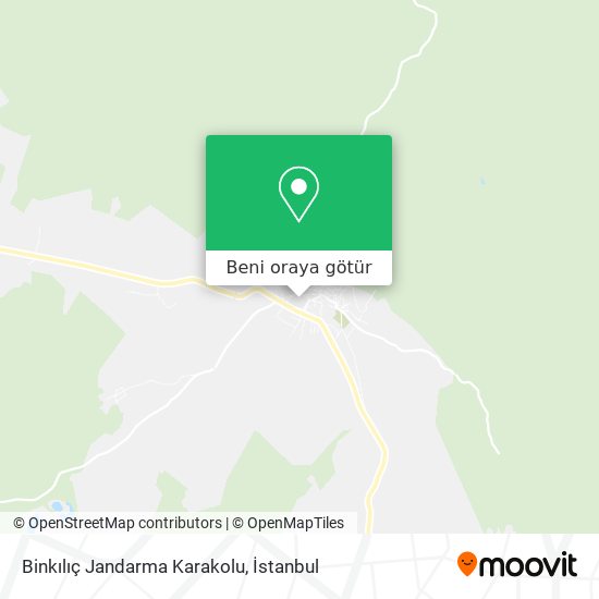 Binkılıç Jandarma Karakolu harita