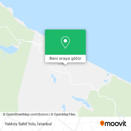 Yalıköy Sahil Yolu harita