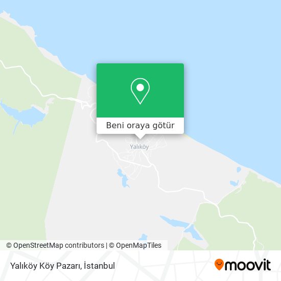 Yalıköy Köy Pazarı harita