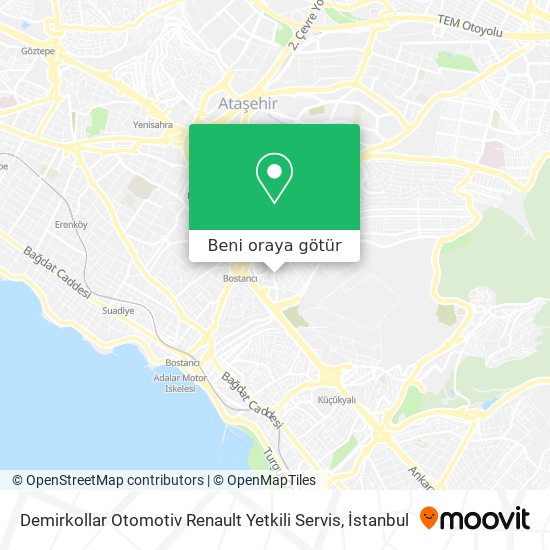 Demirkollar Otomotiv Renault Yetkili Servis harita