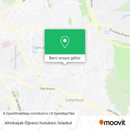 Altınbaşak Öğrenci Konukevi harita