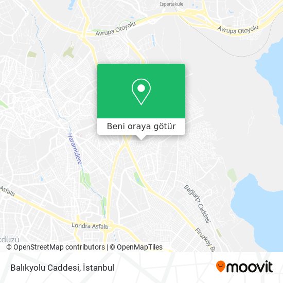 Balıkyolu Caddesi harita